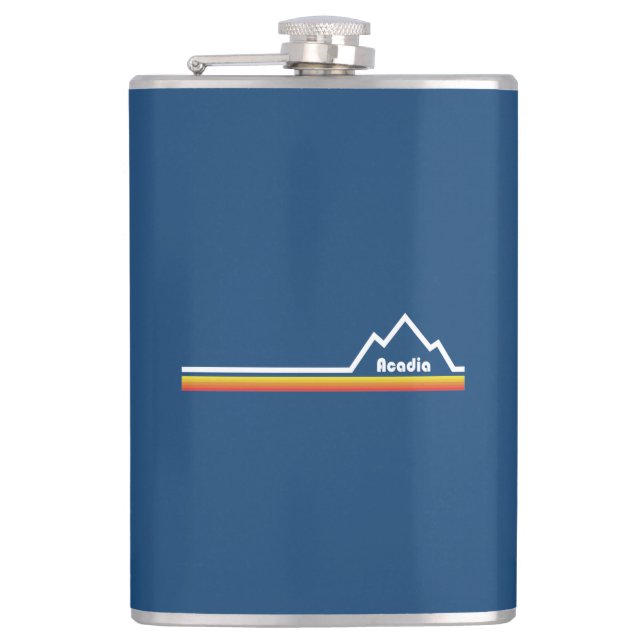 Acadia National Park Maine Flask (Front)