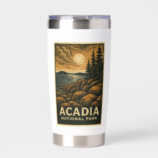 Acadia National Park Maine Insulated Tumbler (Front)