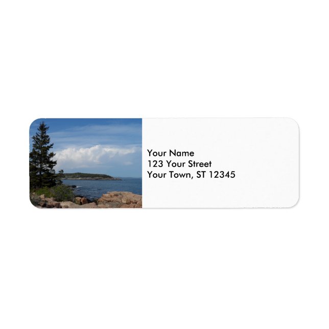 Acadia National Park, Maine Label (Front)