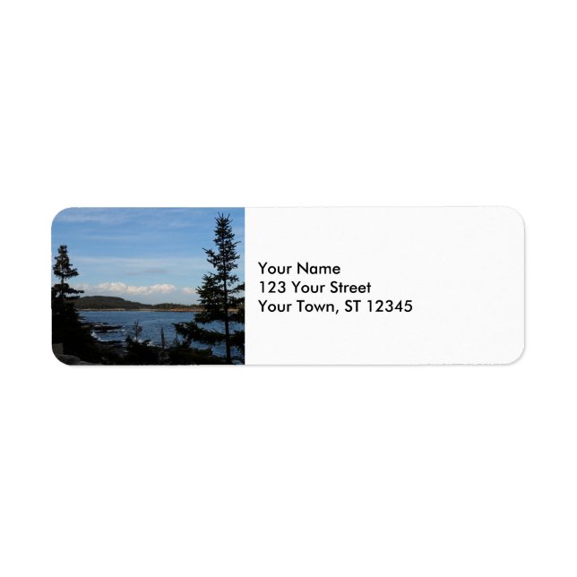 Acadia National Park, Maine Label (Front)