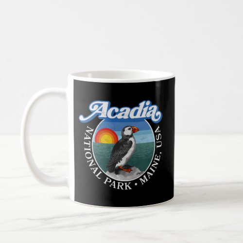 Acadia National Park Maine Puffin Coffee Mug