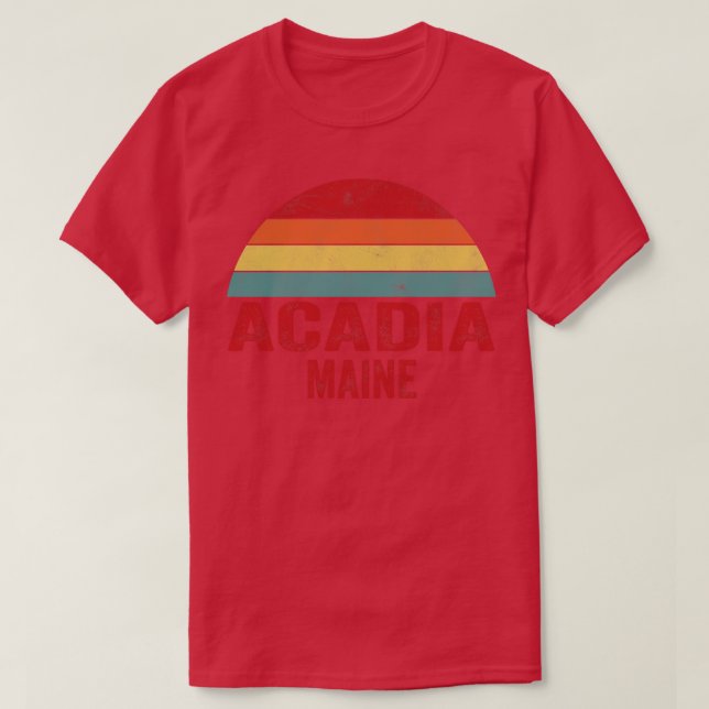 Acadia National Park Maine T-Shirt (Design Front)
