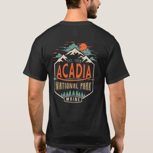 Acadia National Park Maine Vintage Look 1 T_Shirt