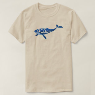 Acadia National Park Maine Whale T-Shirt