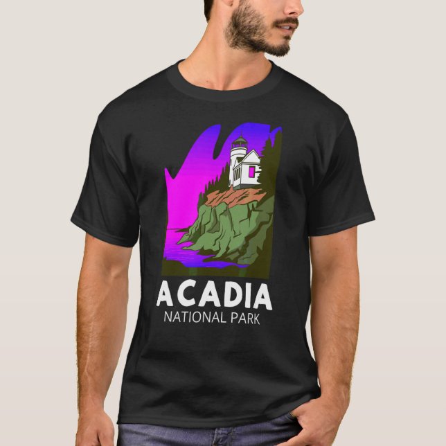 Acadia National Park Maine Women Men Kids Boys Gir T-Shirt (Front)