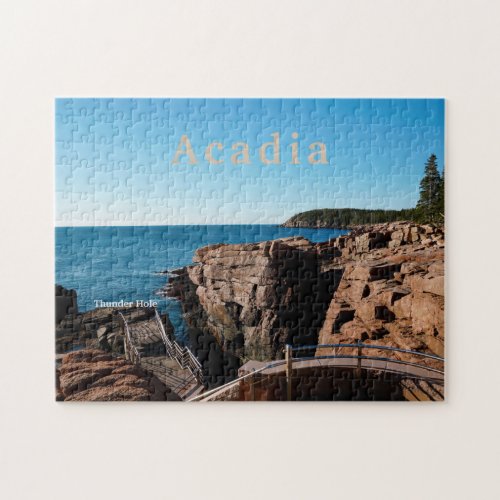 Acadia National Park MDI Thunder Hole Maine Jigsaw Puzzle