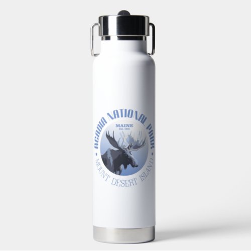 Acadia National Park moose Water Bottle