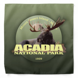 Acadia National Park (Moose) WT Bandana