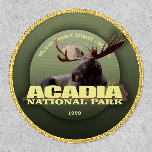 Acadia National Park Moose WT  Patch