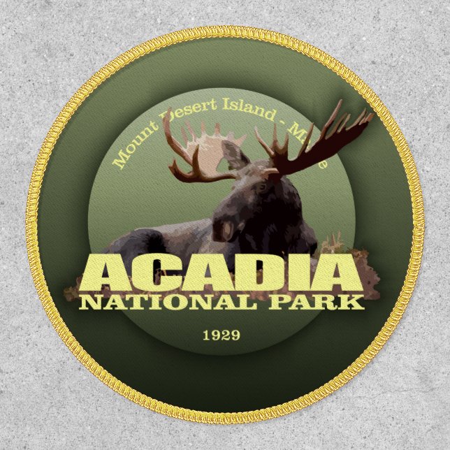 Acadia National Park (Moose) WT  Patch (Front)