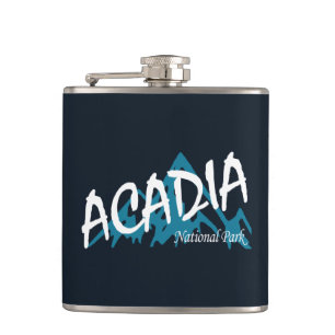 Acadia National Park Mountains Flask
