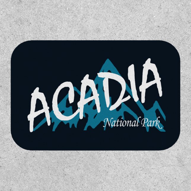 Acadia National Park Mountains Patch (Front)