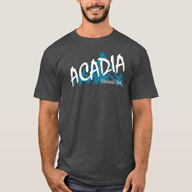 Acadia National Park Mountains T-Shirt (Front)