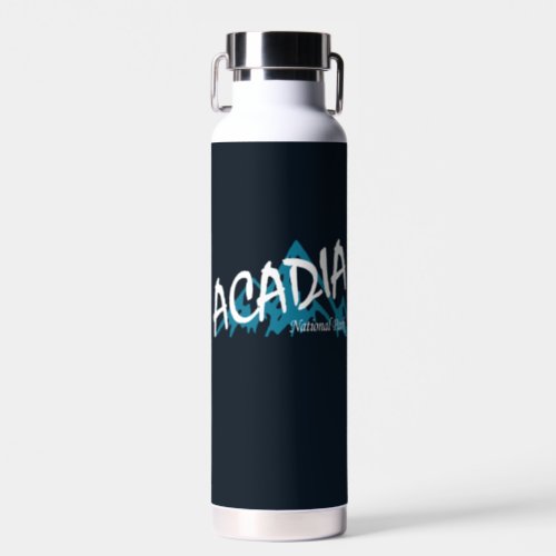 Acadia National Park Mountains Water Bottle