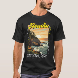 Acadia National Park Otter Cliff Distressed T-Shirt