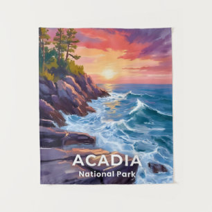 Acadia National Park   Otter Cliffs Maine Travel Tapestry