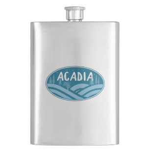 Acadia National Park Outdoors Flask