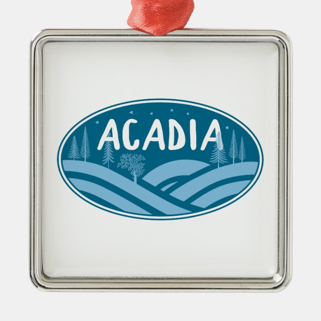 Acadia National Park Outdoors Metal Ornament (Front)