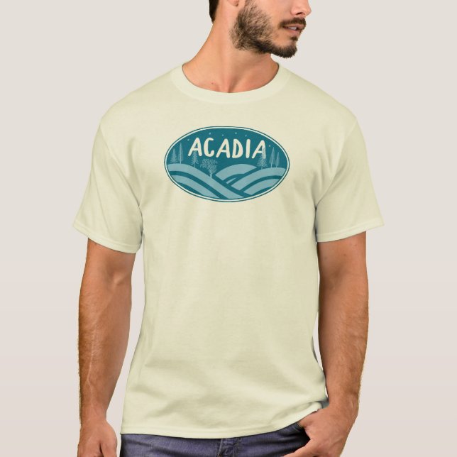 Acadia National Park Outdoors T-Shirt (Front)