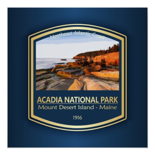 Acadia National Park PF1 Poster