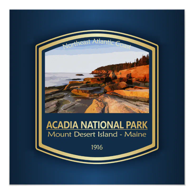 Acadia National Park (PF1) Poster Zazzle