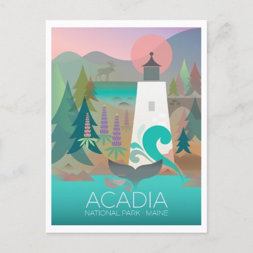 Acadia National Park Postcard