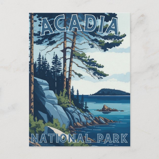 Acadia National Park Postcard (Front)