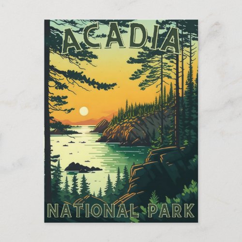 Acadia National Park Postcard