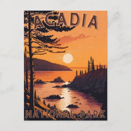 Acadia National Park Postcard