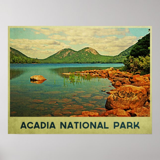 Acadia National Park Poster (Front)