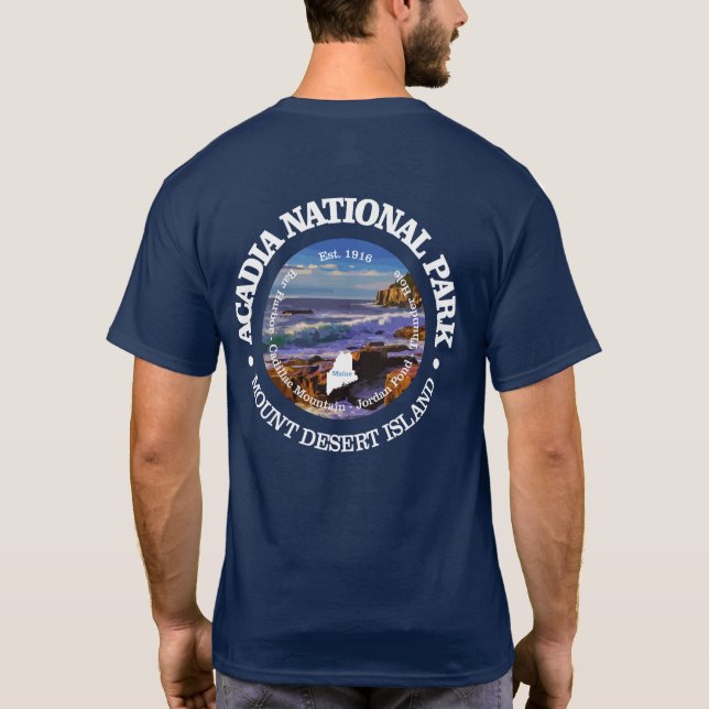 Acadia National Park (rd)2 T-Shirt (Back)
