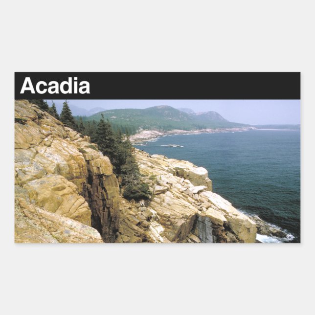 Acadia National Park Rectangular Sticker (Front)