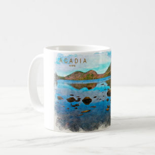 Acadia National Park Sketch Mug