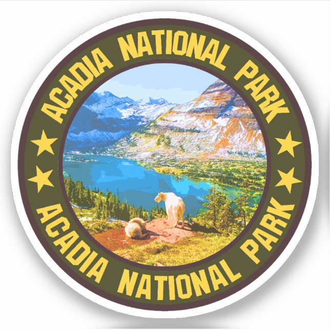 Acadia National Park                               Sticker (Front)