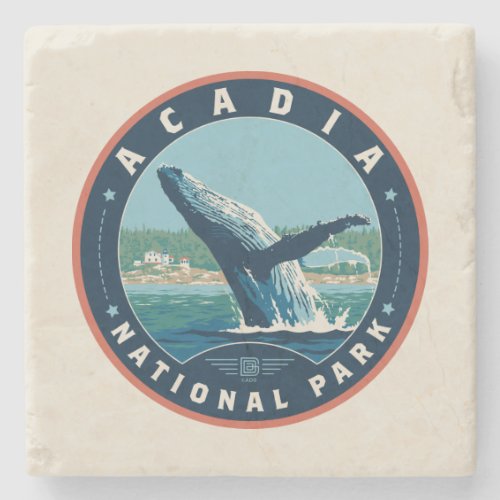 Acadia National Park Stone Coaster