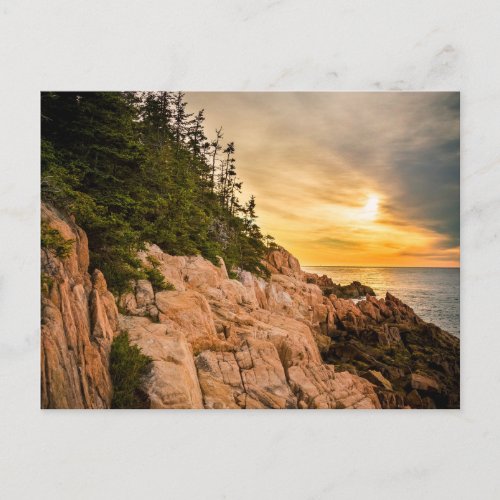 Acadia National Park Sunrise Postcard