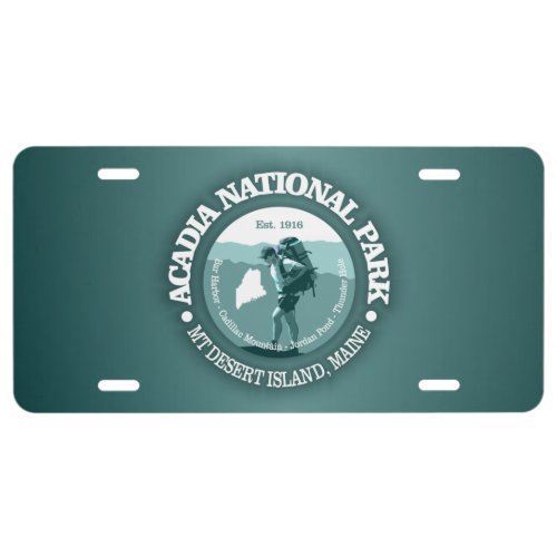 Acadia National Park T License Plate