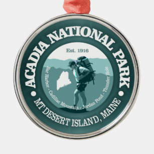 Acadia National Park (T) Metal Ornament
