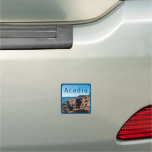Acadia National Park Thunder Hole Car Magnet