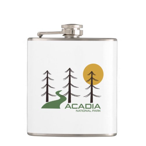 Acadia National Park Trail Flask