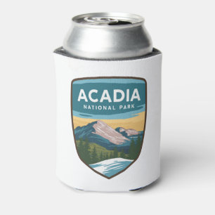 Acadia National Park Travel Badge  Can Cooler