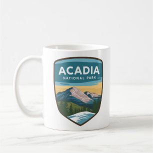 Acadia National Park Travel Badge Coffee Mug