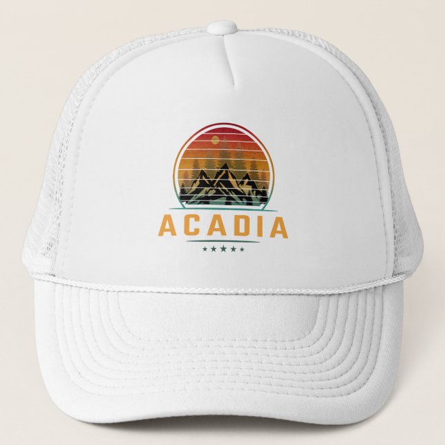 Acadia National Park Trucker Hat (Front)