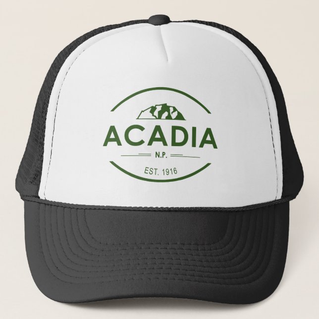Acadia National Park Trucker Hat (Front)