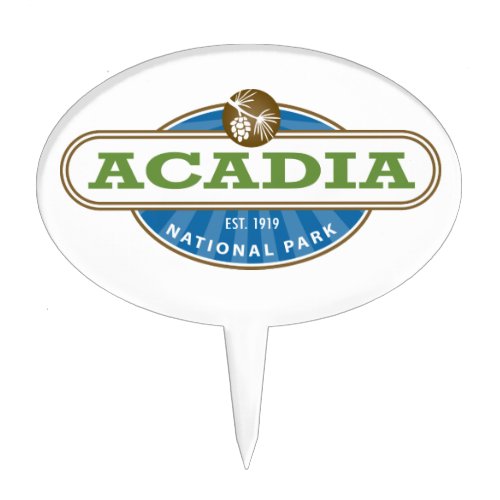 Acadia National Park USA Cake Topper