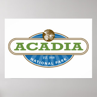 Acadia National Park USA Poster