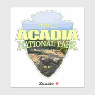 Acadia NP (arrowhead) Sticker