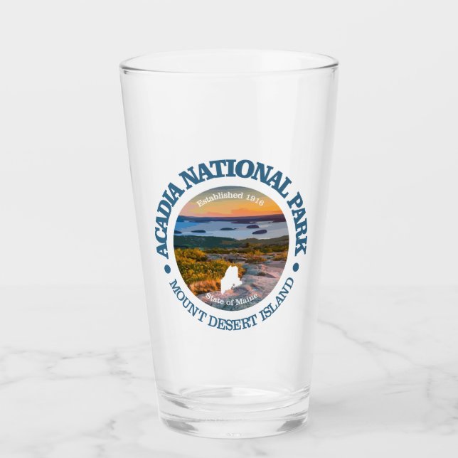 Acadia NP (Cadillac Mtn) Glass (Front)