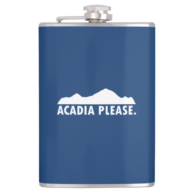 Acadia Please Flask (Front)
