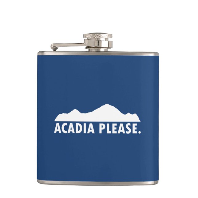 Acadia Please Flask (Front)